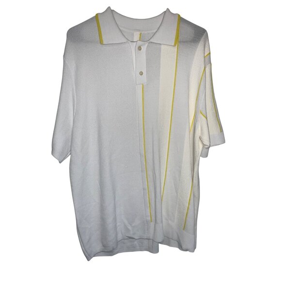 JACQUEMUS Le Polo Juego in White Large New Mens Shirt Top - Picture 6 of 16